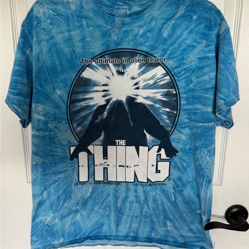 The Thing Tie-Dye Graphic Tee - Blue